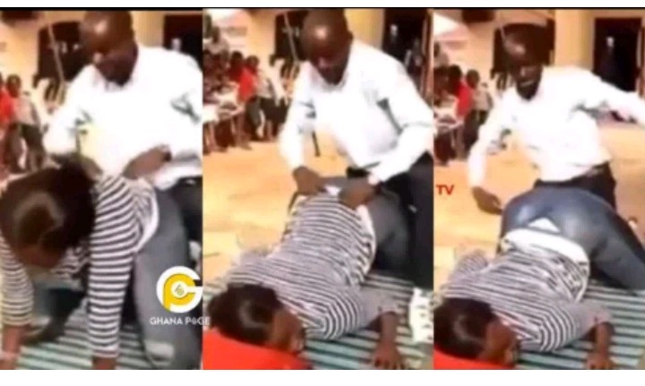 Pastor Teaches his Church members how best to give doggy style (Watch Video)
