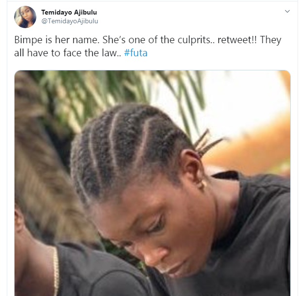 Nigerians flood the Instagram page of one of the FUTA bullies following her arrest